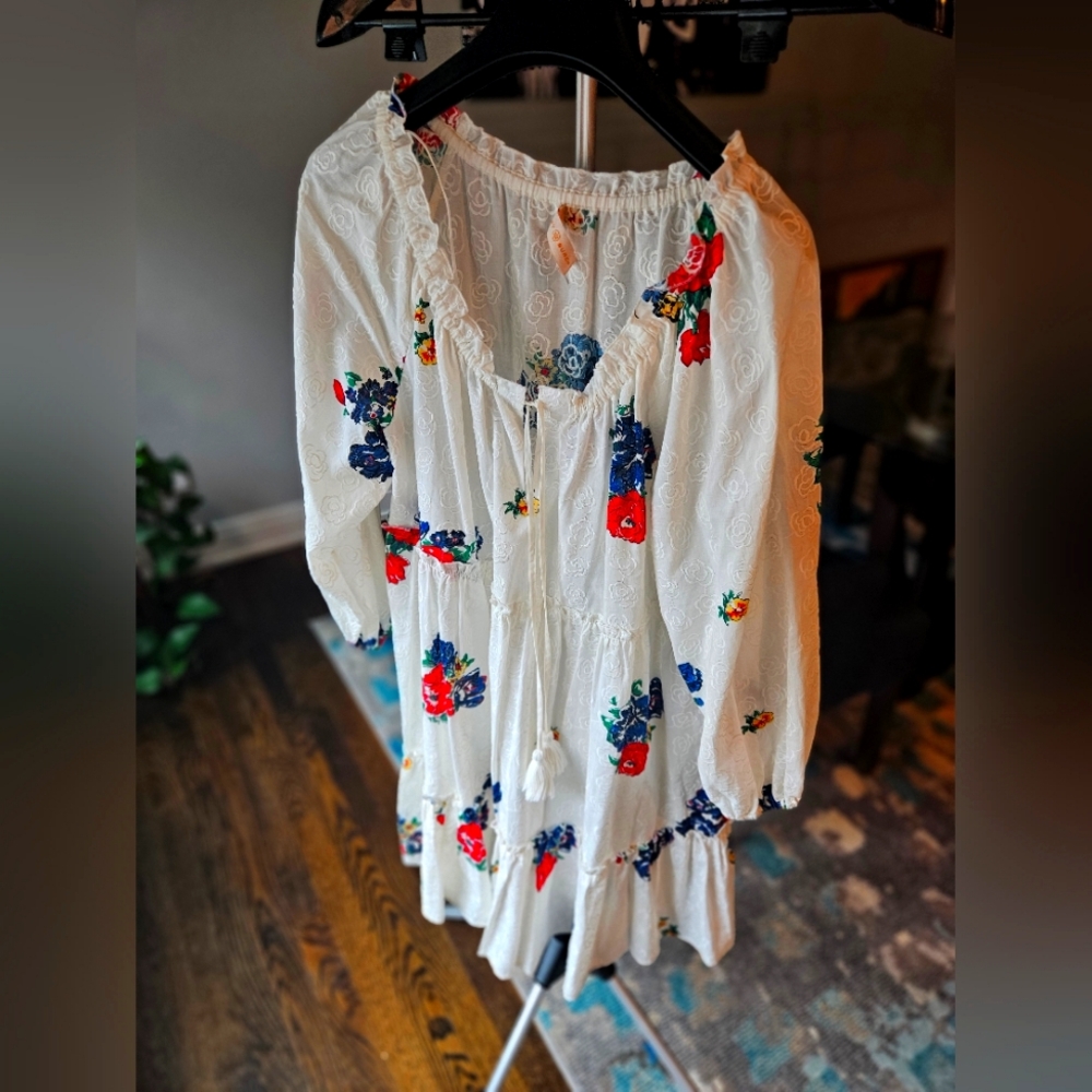 Tory Burch floral beach dress